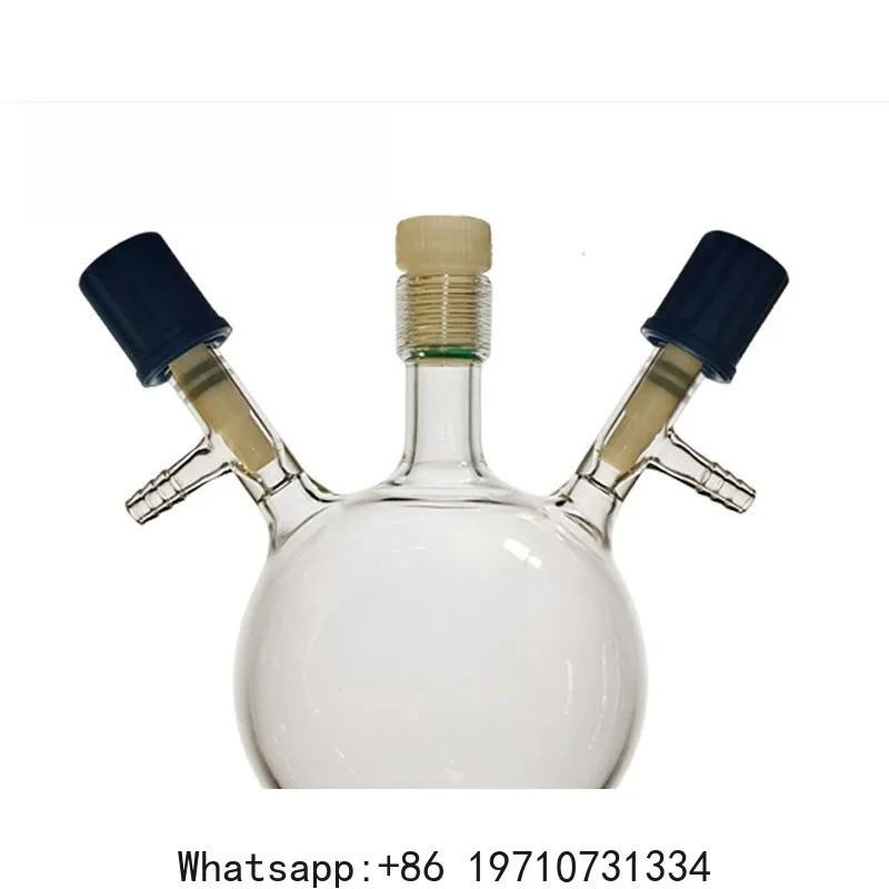 Screw Spherical Reaction Bottle, Anhydrous and Oxygen-free High Vacuum Valve