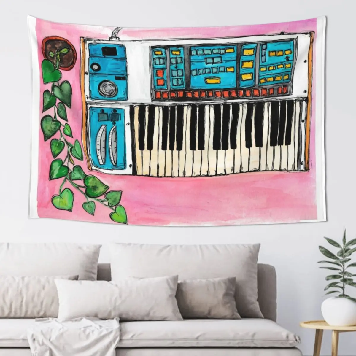 

Pink Moog Source Tapestry Home Supplies Bathroom Decor Bedroom Deco Tapestry