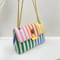 KURT GEIGER-bolso de hombro de lona para mujer, bandolera de gran capacidad, diseñador de lujo, tendencia de Londres