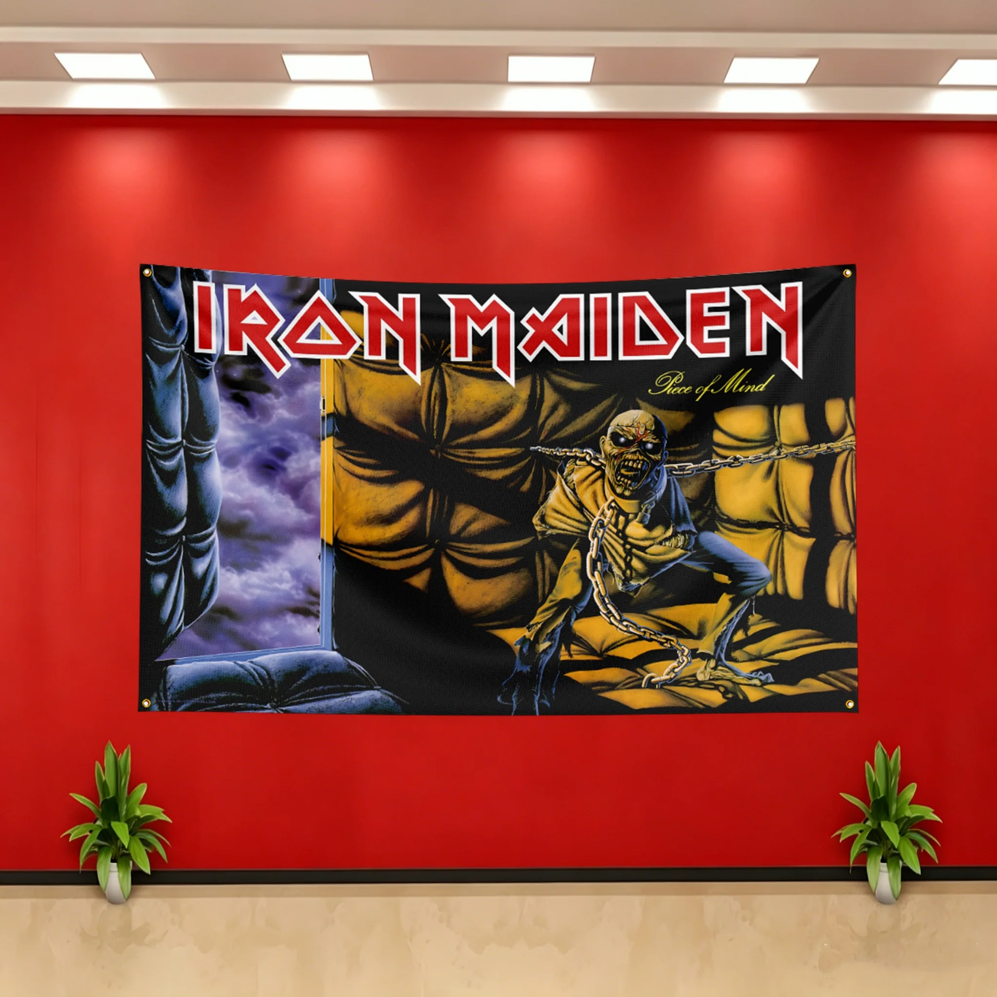 Music Band Flag 3x5ft for Iron Maiden Fans Banner Bedroom Living Room Dorm Garage Wall Decor Tapestry Custom Advertising Flaga