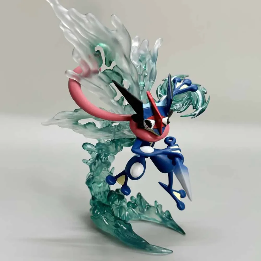 Pokémon GK Kaga Model Figure, Ninja Frog, Galeria de Arte, Pet Elf, Figura Anime, Boneca Modelo, Decoração de Mesa, Brinquedos Ornamentos, Presentes, 16cm