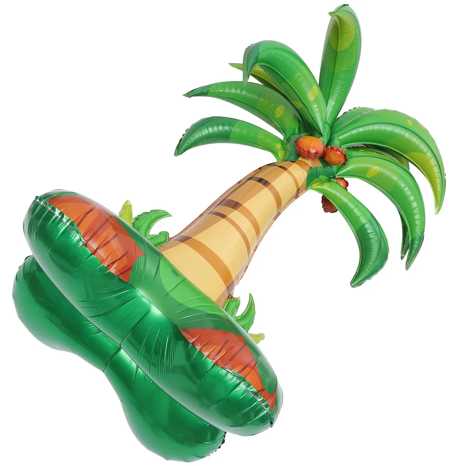 

Decoration Three-dimensional Coconut Tree Balloon Cartoon Girl Luau Party Man Shape