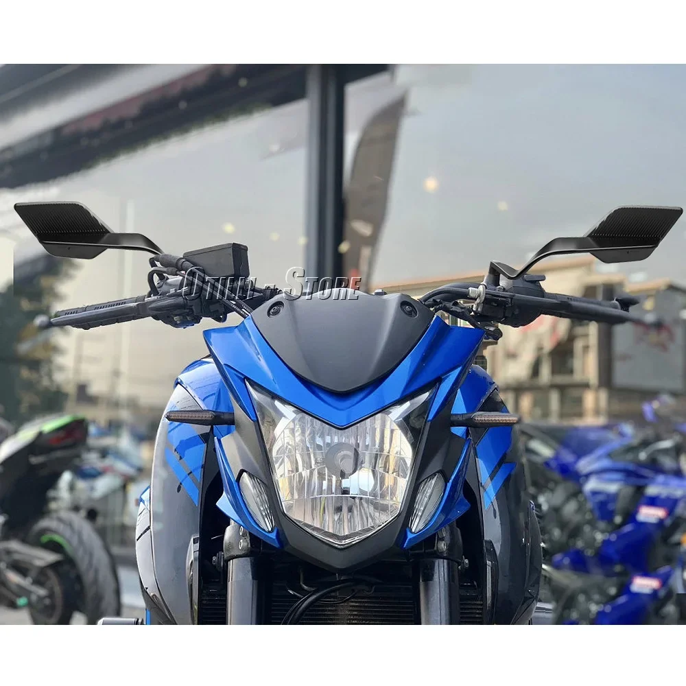 

Motorcycle Rearview Mirrors Wide Angle Adjustable Side Rear View Mirror For Suzuki GSR 750 Z GSR750 SP GSX-S750 GSX-S 750 ABS