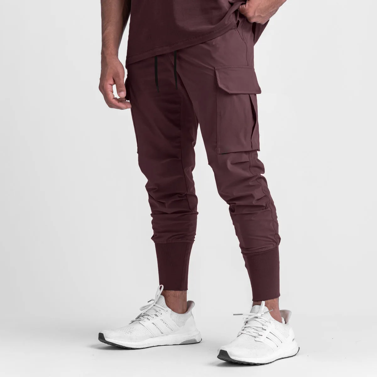 2024 New Men's Cargo Pants Summer Thin Loose Quick-Drying Elastic Leggings Running Training Sweatpants Casual Trend Trousers
