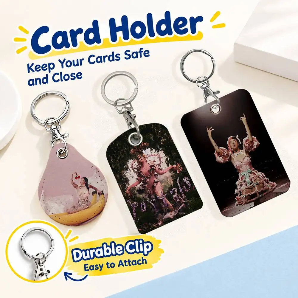 FOR Melanie Martinez HADES Card Holder Keychain Key Ring Door Lock Access Protective Case For Security Gift
