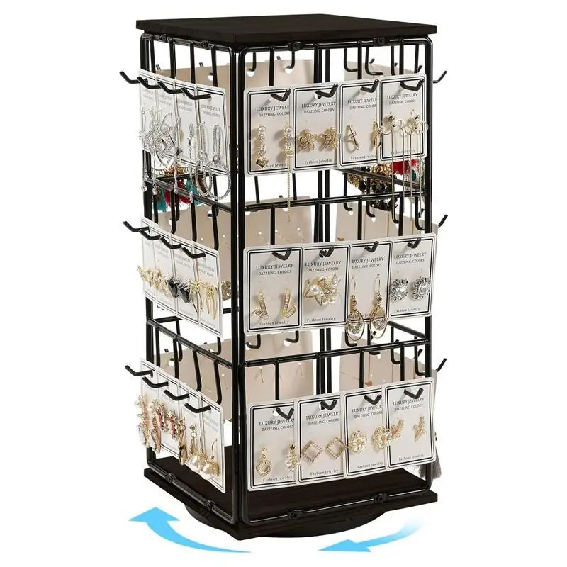 wooden-rotatable-360-degree-earring-display-stand-hook-ring-jewelry-storage-rack-holder-fashion-accessory-organizer-holder