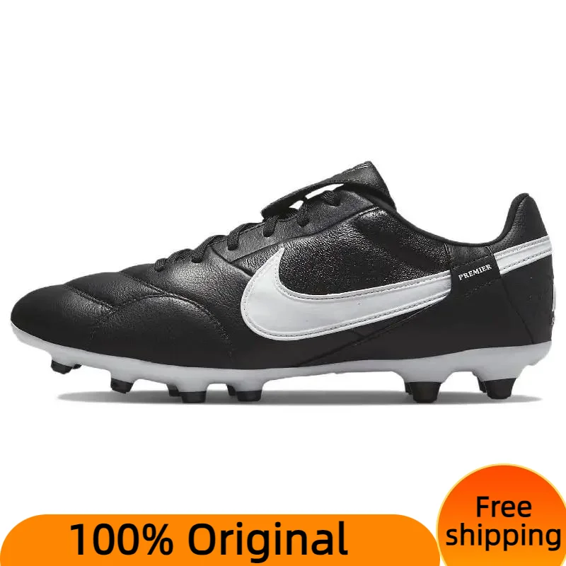  Nike Premier 3 FG Black White Sneakers shoes AT5889-010