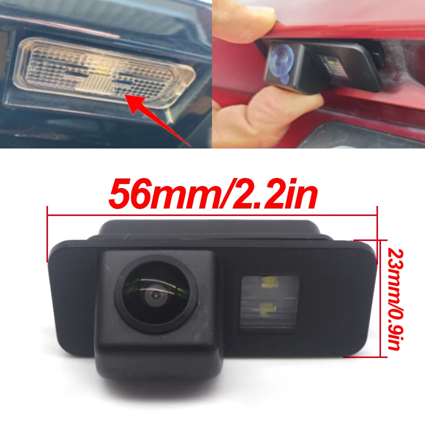 CCD HD Fisheye Rear View Camera For Ford C-Max/Grand C-Max MK2 2011 2012 2013 2014 2015 2016 2017 2018 2019 Car Monitor