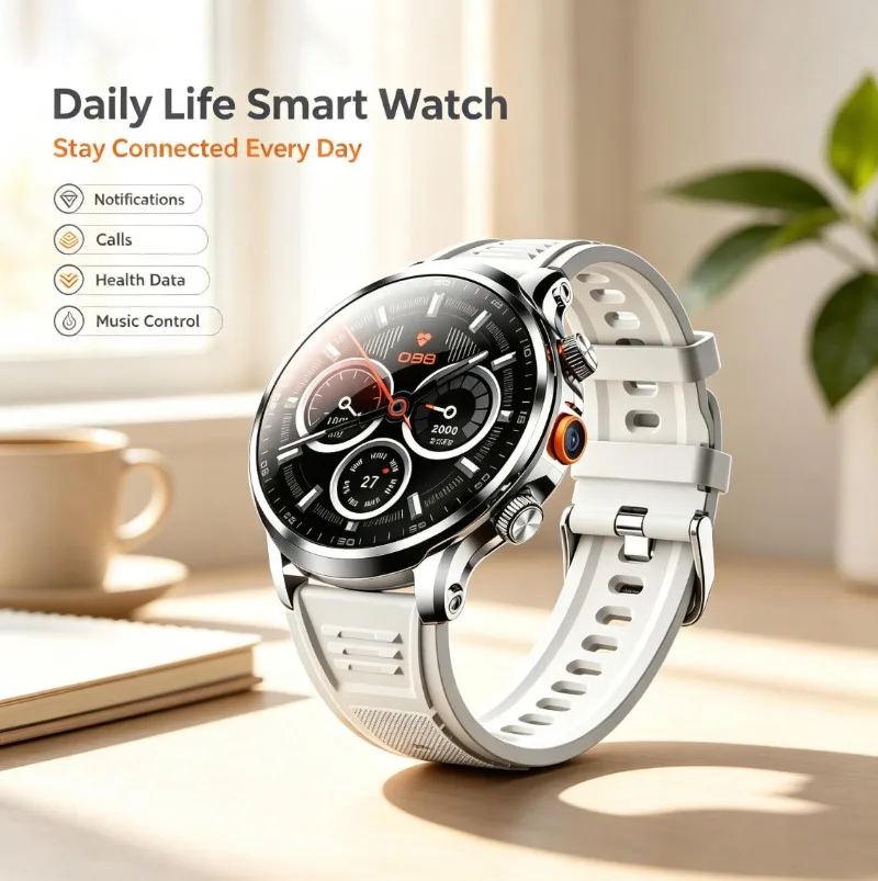 Full Function H18 Android Smartwatch HD Big Screen Large Memory Wi-Fi GPS Locator