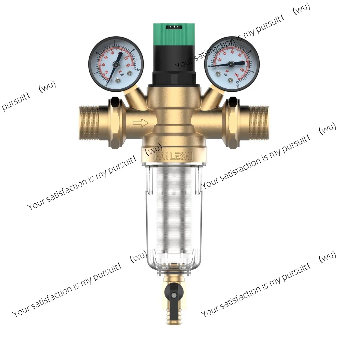 Supply export-type regulated all-copper regulated pre-filtration central water purification large flow scale inhibition