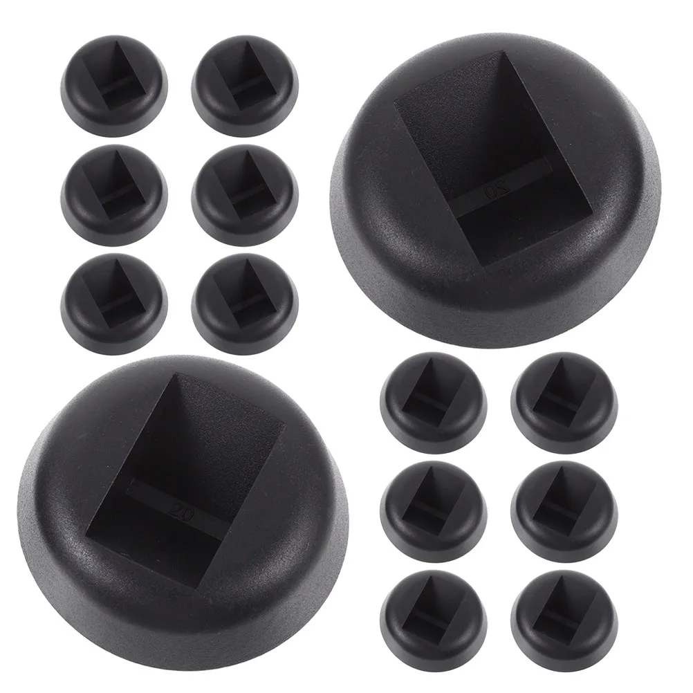 

20 шт. прозрачных подвесных подставок для ювелирных изделий из АБС-пластика для демонстрации ожерелий, колец, браслетов