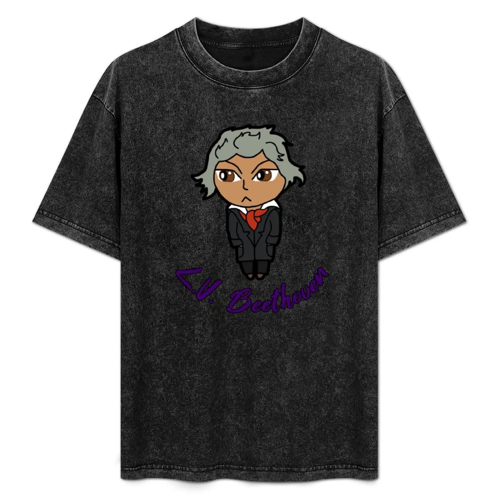 

Chibi Classical Composers: Beethoven T-Shirt Man t-shirt shirts graphic designer shirts black t shirts for men