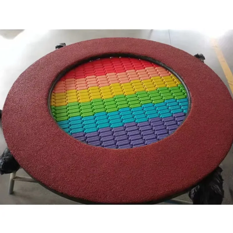 Playground Outdoor Trampoline in Ground Trampoline with EPDM Top Plastic TPU Jumping Pad