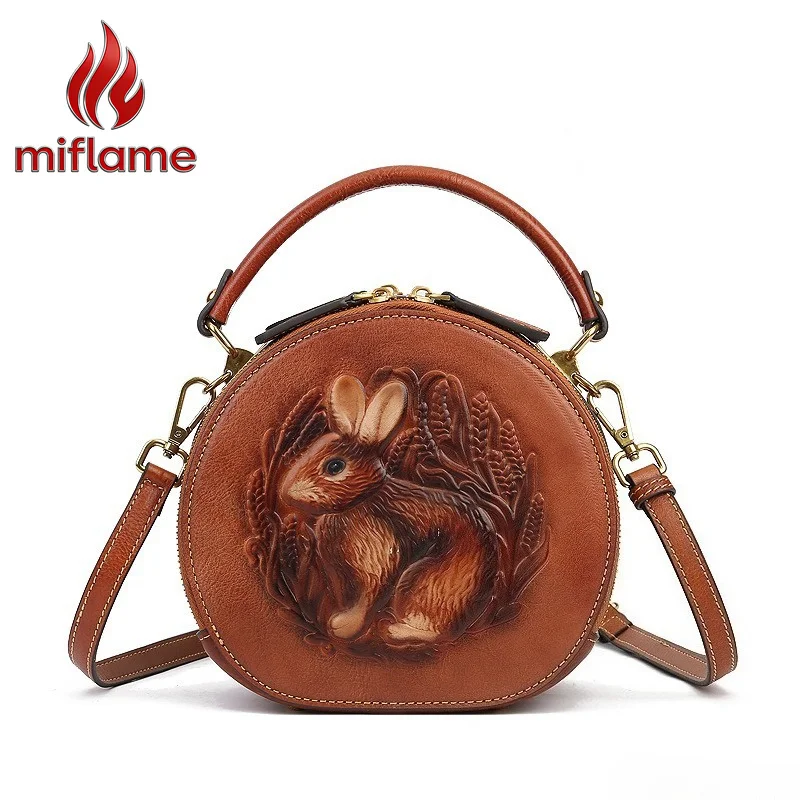Vintage Crossbody Bag for Women Everyday Embossed Genuine Leather Shoulder Bag Logofree Understated with Adjustable Strap