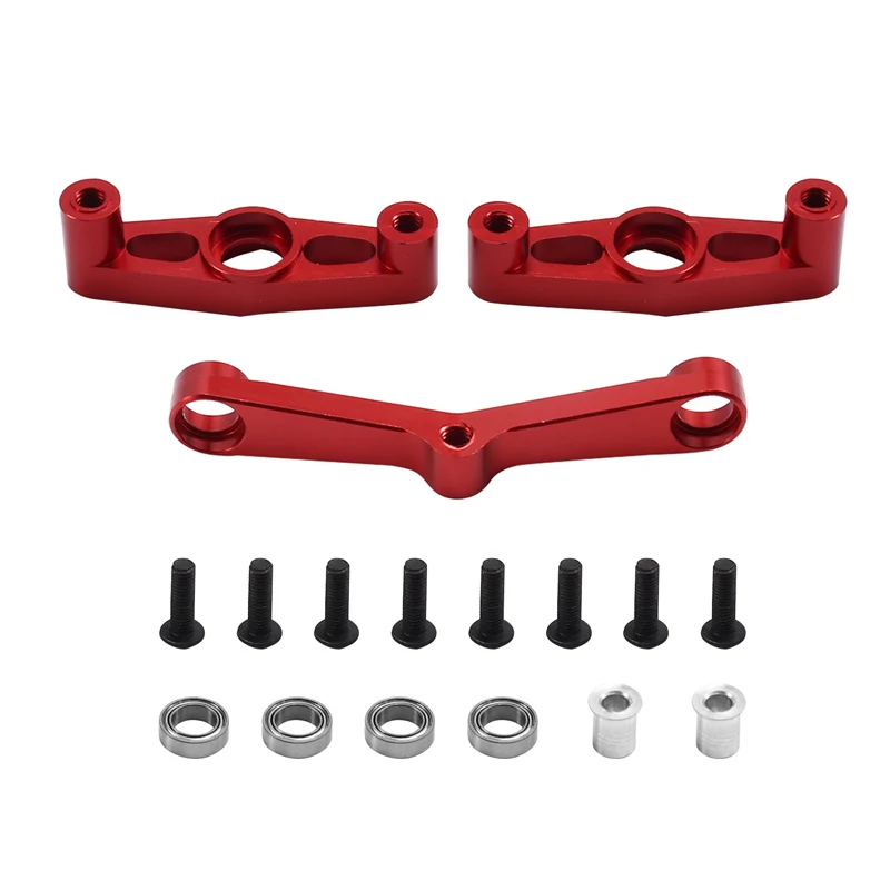 RC Car Upgrade Steering Set A Type Kit For 1/10 Tamiya TT02 TT-02 RC Car Upgrade Accessories