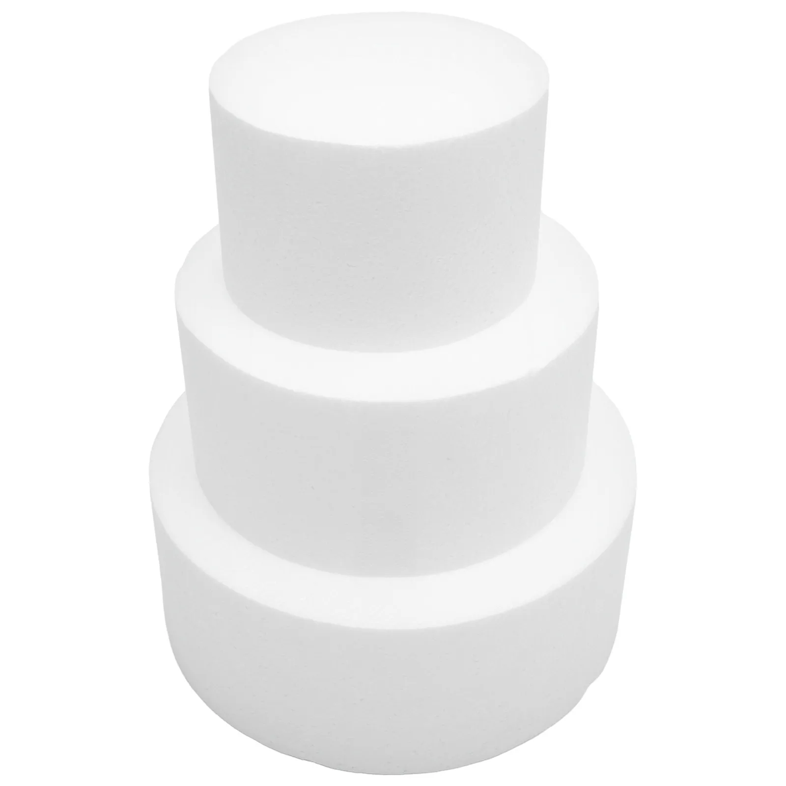 3Pcs Cake Dummies Multi-Size Foam Reusable Practice Bakery Display Decorative Wedding Party Supplies Baking Cake Mold