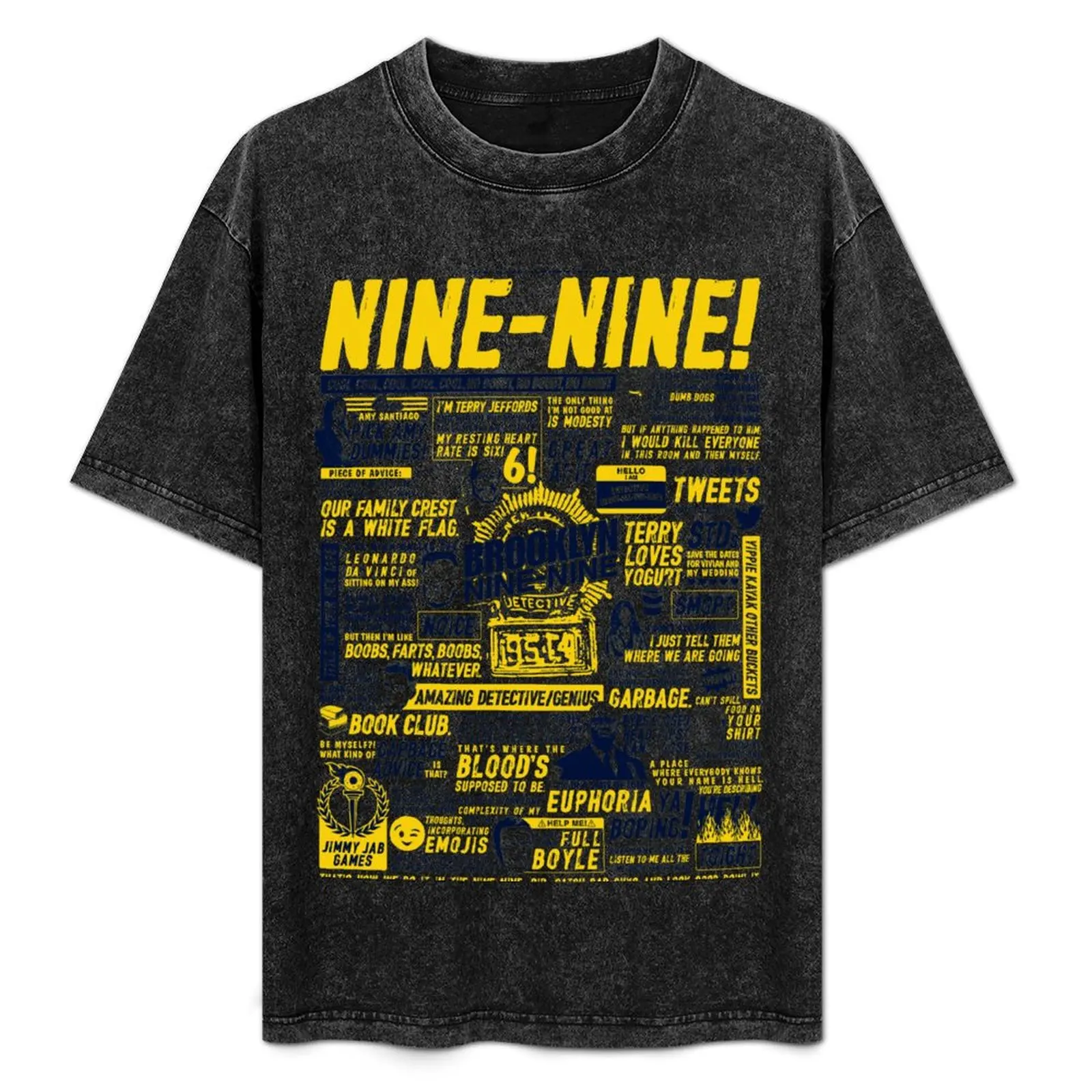 Wise Words of the Nine-Nine (Variant) T-Shirt Streetwear Print Tee Shirt