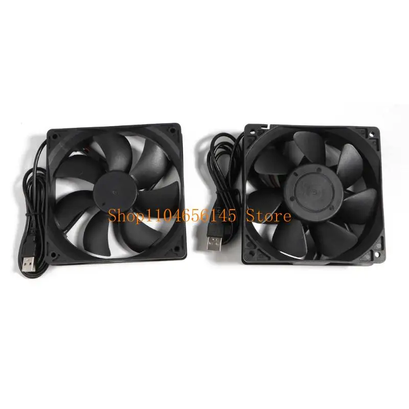 5asd Quiet CPU Cooling Fan PC Radiator for DIY Cooling Router-Game Accessary USB Fans
