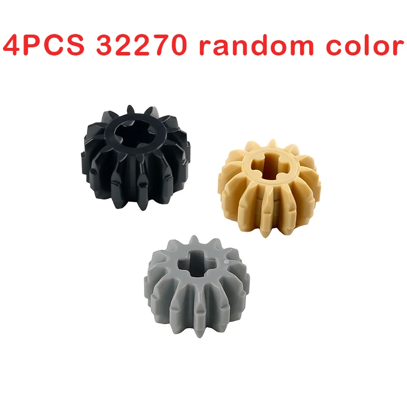 22PCS MOC Push Rod Set Technical Parts Gears Large Putter Linear Actuator Holder Axle and Pin Connectors Compatible Bricks