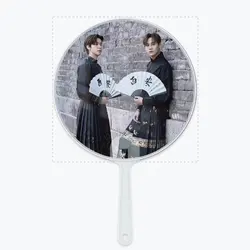 Bounprem Magazine Cover HD Poster Thai TV Hemp Rope Drama Stills Lifestyle Picture Photo 18*18cm Plastic Round Fans Can Custom