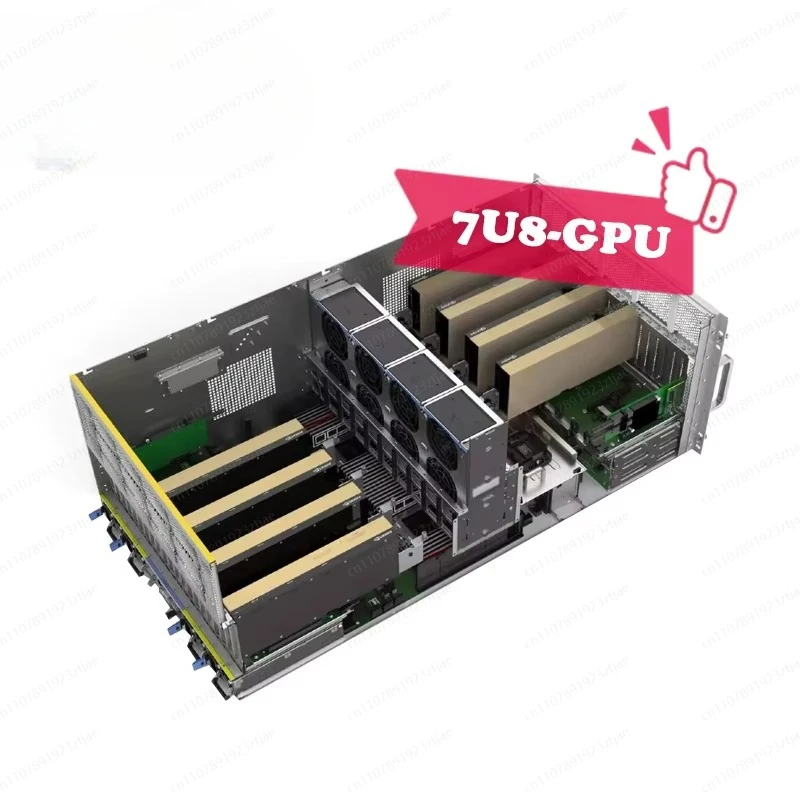 High Performance 7U Multi GPU AI Server Computer for Enterprise Deep Learning Cloud Virtualization and Big Data Storage Server