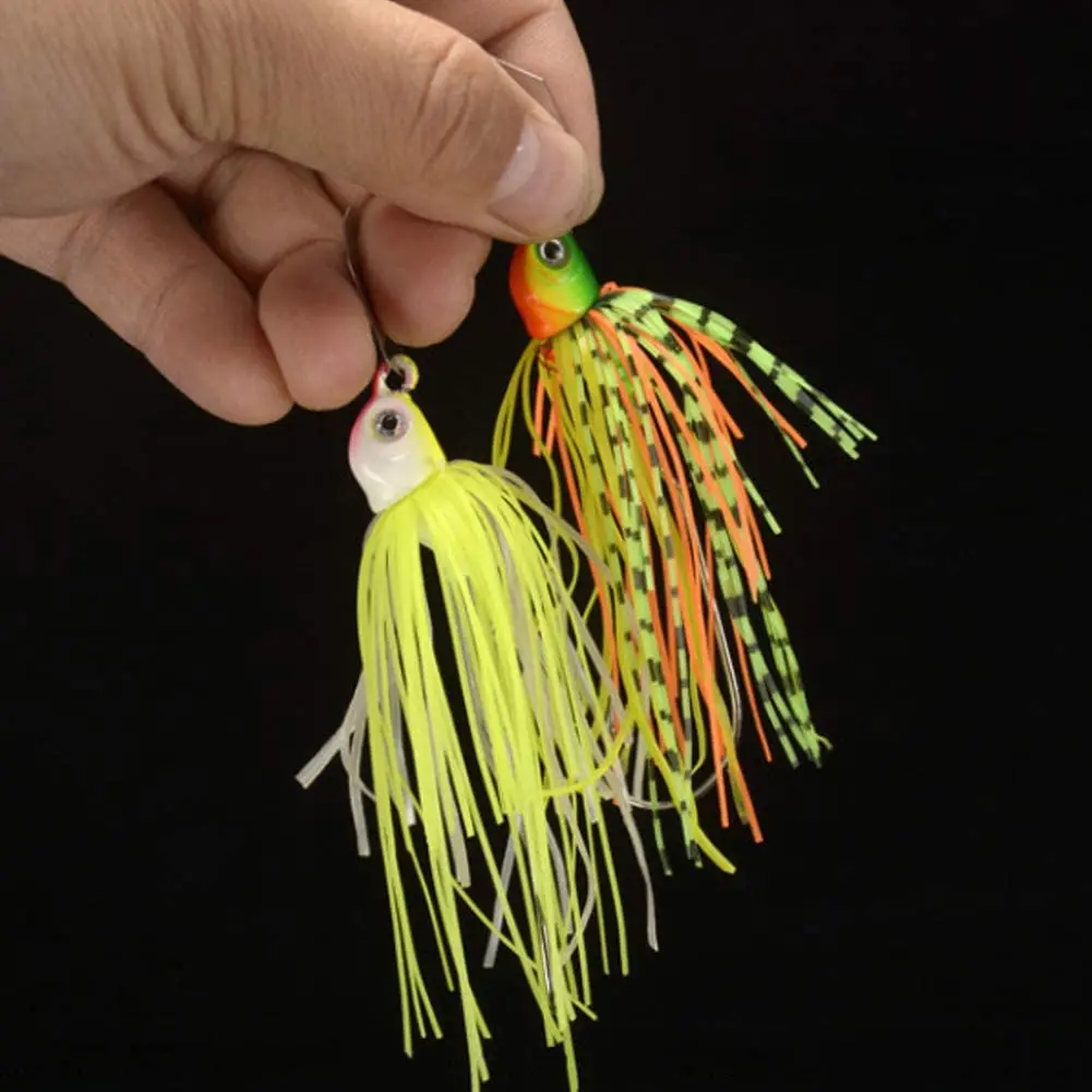 FREE FISHER señuelo swimbait con falda de silicona giratoria - imagen 4