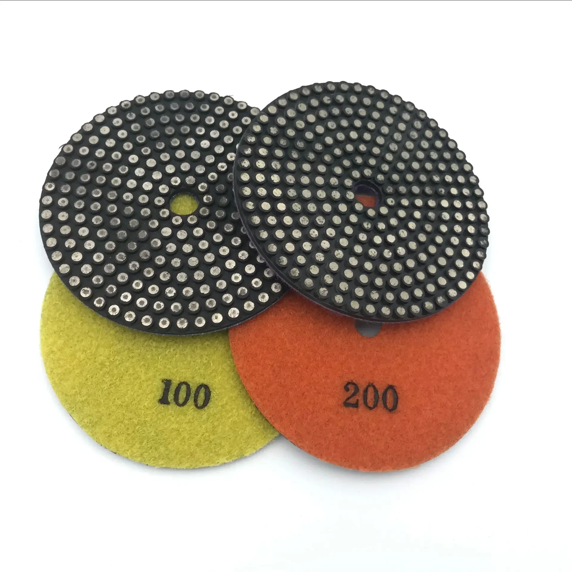 5 "125mm 5 인치 금속 본드 유리화 다이아몬드 연마/연삭 패드