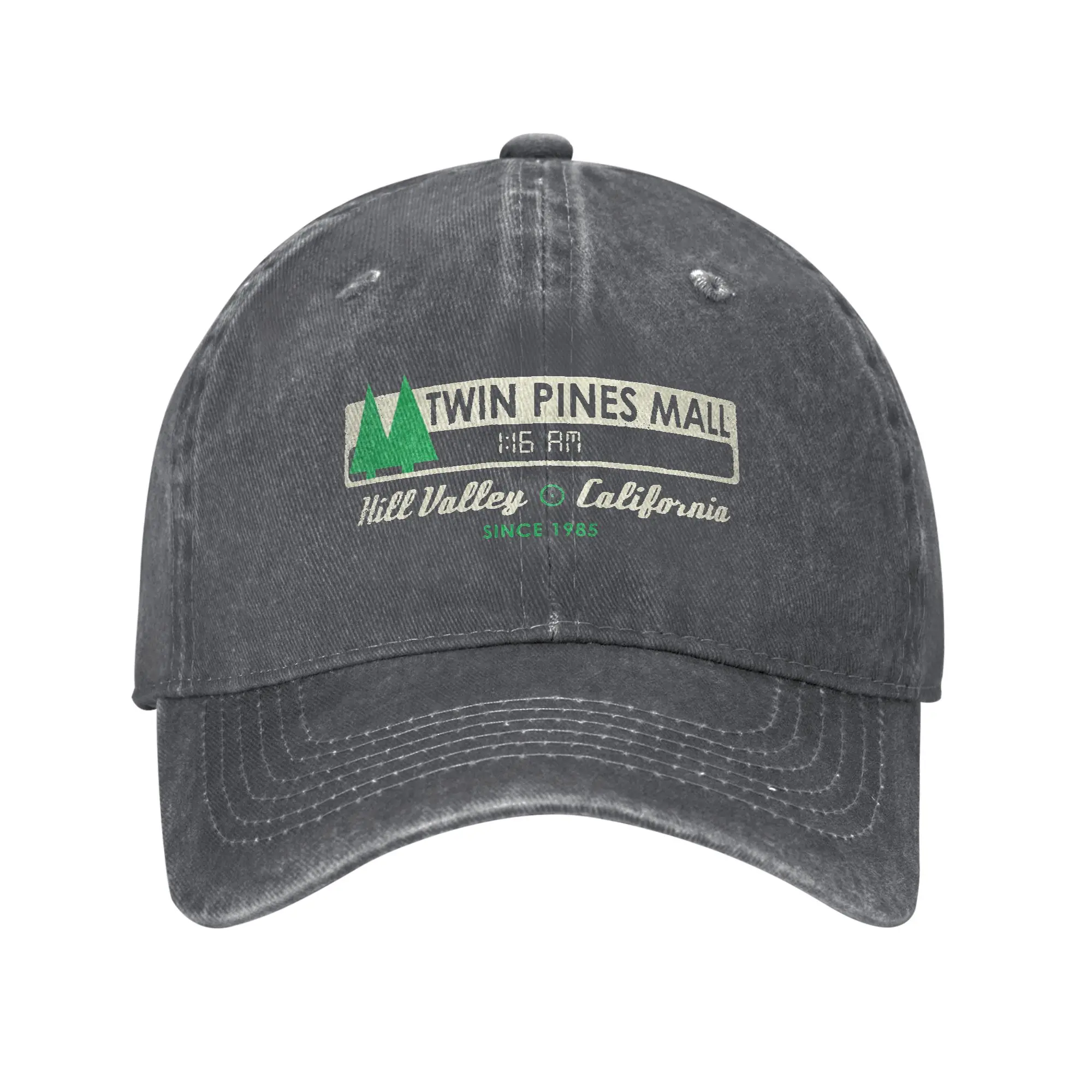 Fashion Twin Pines mall Sign Worn Back to the Future baseball cap  City Roaming Man Hat