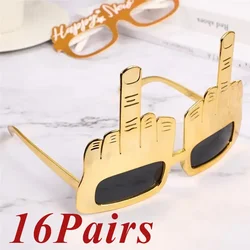 Creative Vertical Middle Finger Glasses, Decorative Props, Funny Sunglasses, Dance Party Props, Performances, Selfies, Glasses
