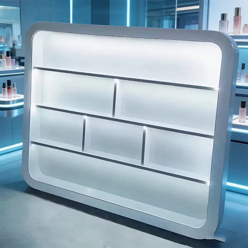 LED nail polish display cabinet Modern nail art display cabinet Beauty salon Nail art counter environmentally room Kitchen
