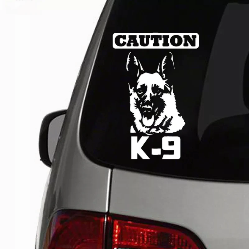 

15*22cm Caution K9 German Shepherd Car Sticker Vinyl Decal No Background