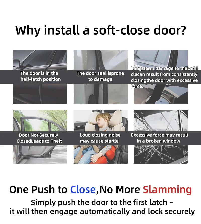 STLF CLRAK جديد لسيينا 12-17 نمط نمط (الباب الأمامي) قفل الباب الكهربائي باب شفط كهربائي للتحديث/الترقية #6