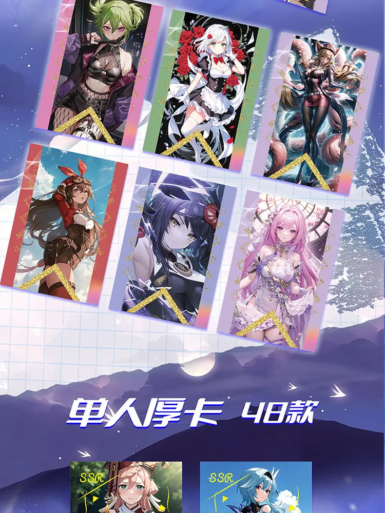 2024 Newest Yemei Goddess Story Collection Card  Waifu Swimsuit CCG ACG TCG World Trading Hobbies Gift