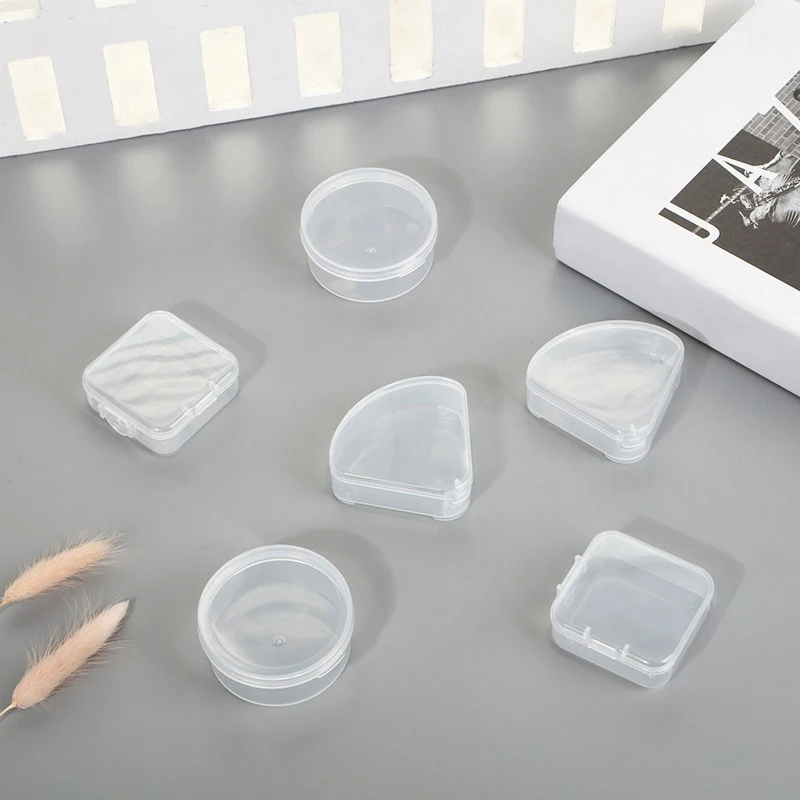 Caja de plástico para esponja de maquillaje, bolsas de cosméticos portátiles para viaje, estuches de almacenamiento de maquillaje, herramientas, 10 Uds.