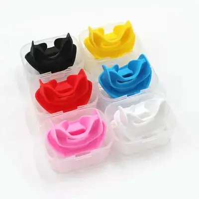 Scuba Diving Silicone Regulator Mouthpiece Second Stage Underwater Diving Tube Breathing Bite Accessories With Storage Box