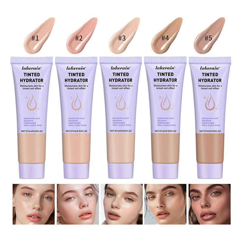 Tinted Moisturizer Powerful Concealer Natural Long-lasting Moisturize Skin Semi-matte Moisturizer For Women With Brown Skin Tone