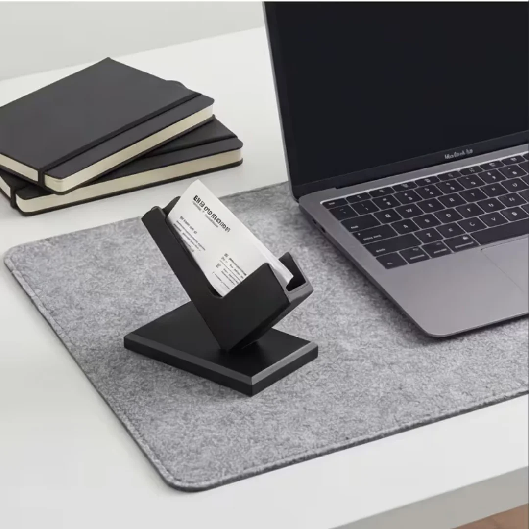 1PC Industrial Style Creative Business Card Storage Rack Desktop Business Card Display Rack Office Decoration Business Card Rack view 5