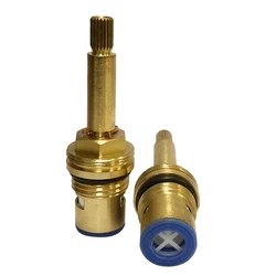 1pc Shower Bath Tap Valve Extension Rod Hot Water Valve Core Cartridge Quarter Turn Flow Long Tall Stem Insert 20 1/2
