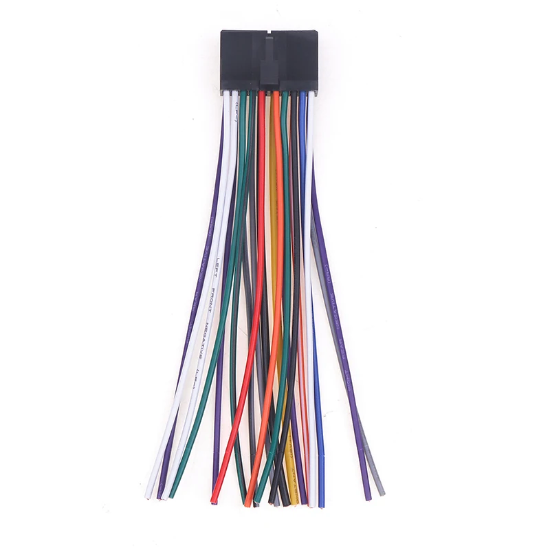 **Car Radio Wire Harness 20pin Audio Wiring Adapter Cd Dvd Connector Cable T-plug Power Cord Modified Parts