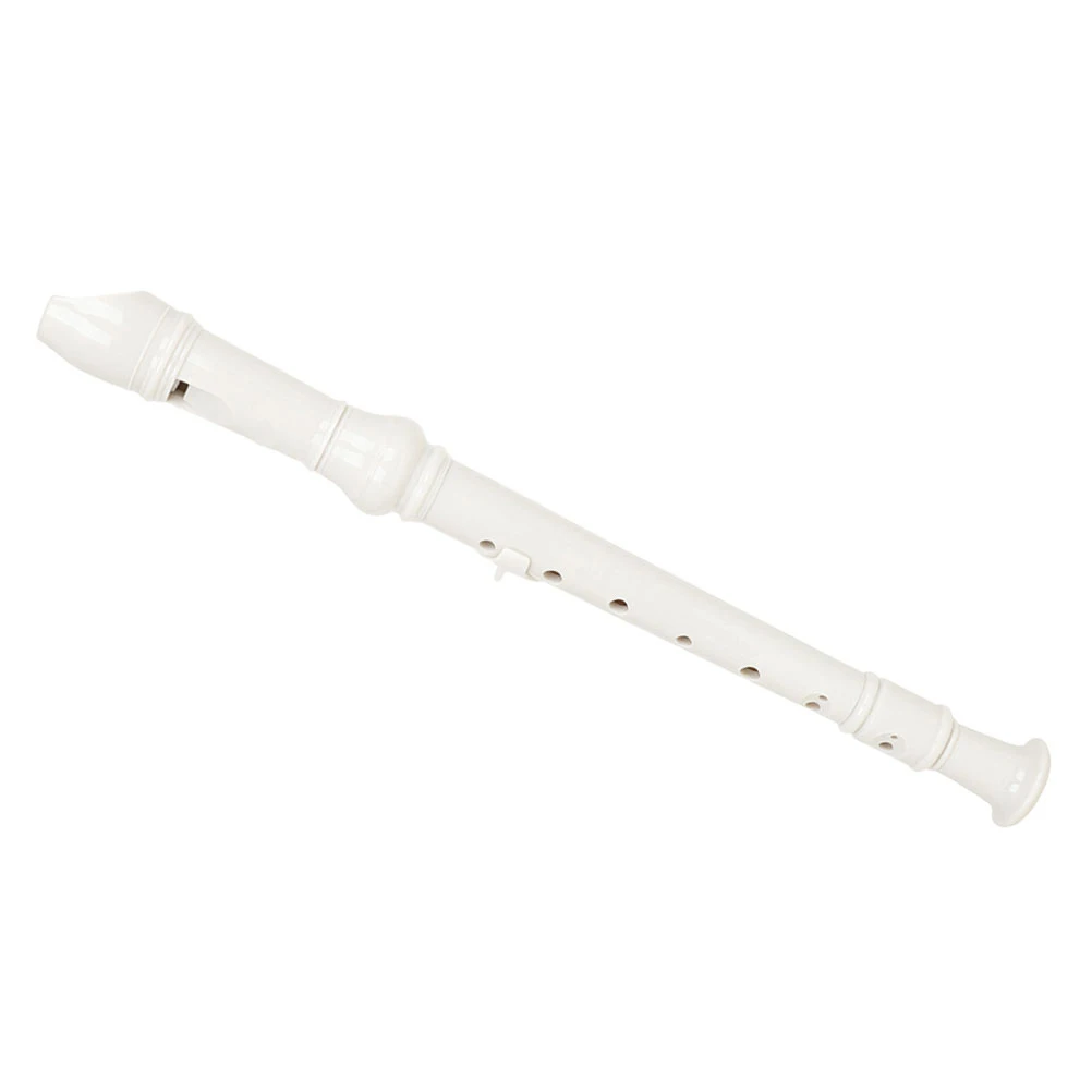 

Eight Hole Plastic Clarinet Lightweight ABS Material Kids Music Instrument White Color Beginner Student Practice