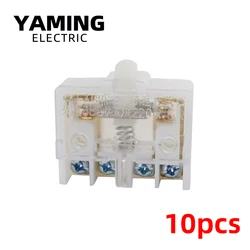 10pcs LX19K-B For Mini Limit Micro Pedal Switch 4 Screws Four Terminals AC380V DC220V 5A Silver Contact 1NO 1NC