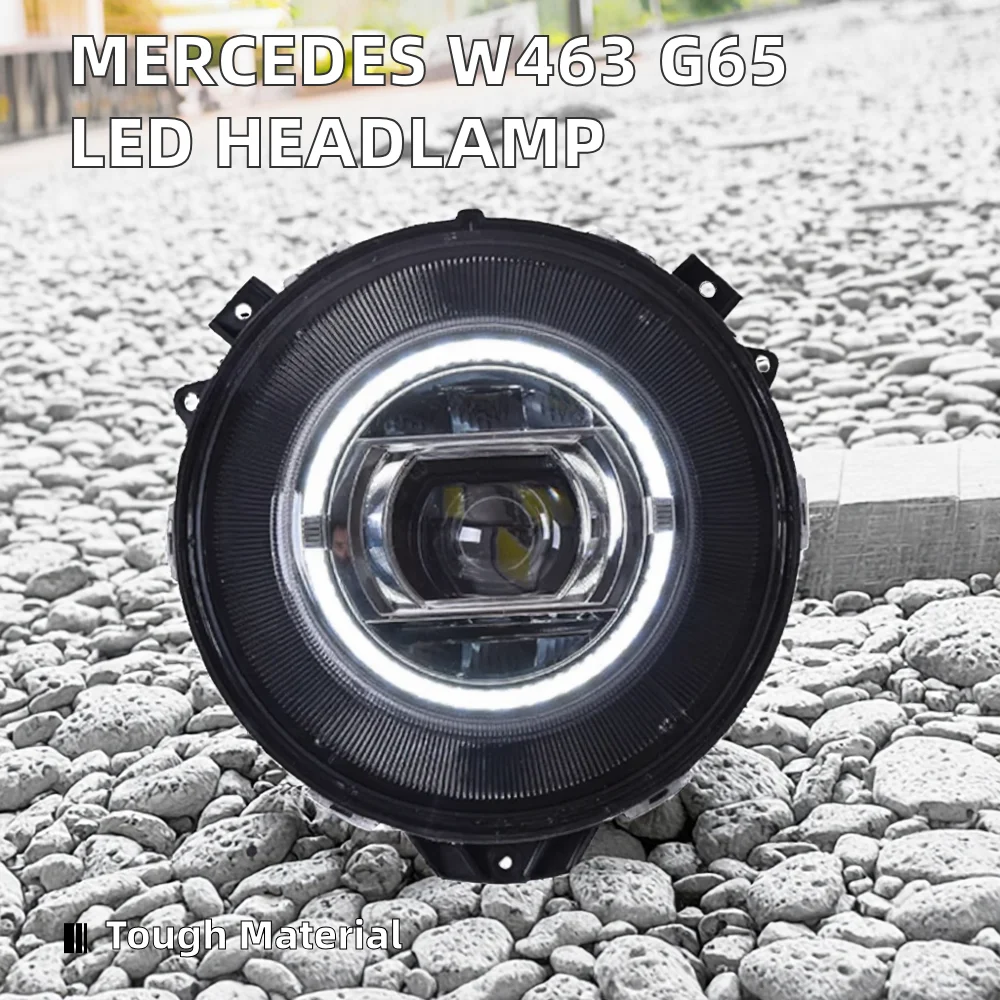 W463 G65 G500 G550 G63 Car Headlamp 6000K Full LED Geometric Beam 12V 10000 Lumens White Light for  Use