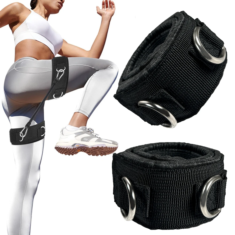 1Pair Neoprene Ankle Cuffs for Cable Machines,Gym Accessories for Glute Kickbacks&Leg Workouts,Hip Abductor Straps for Men Women