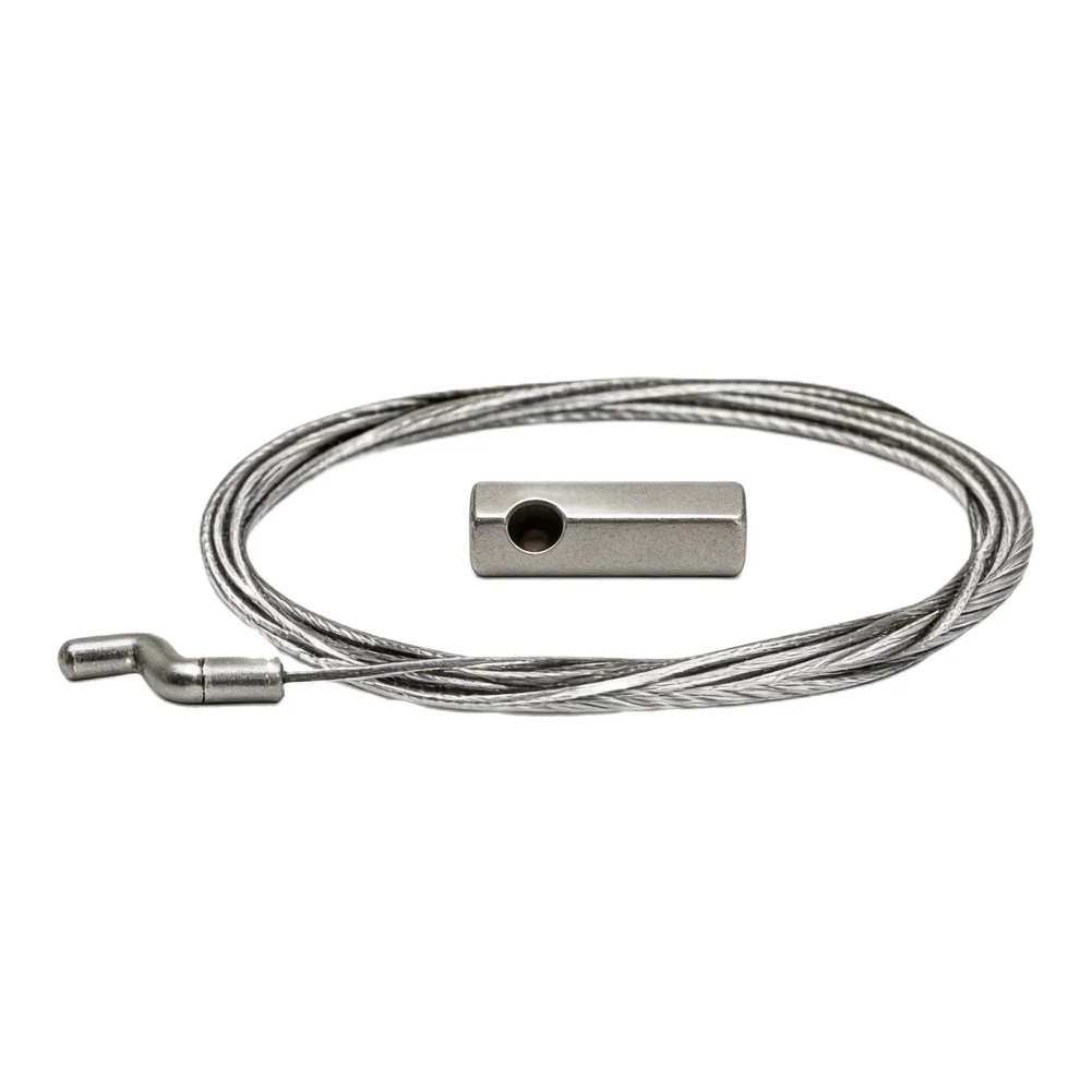 Galvanized Steel Cable Lawnmower Throttle Cable Alloy Steel Material Galvanized Steel Construction 1.9 Meter Length
