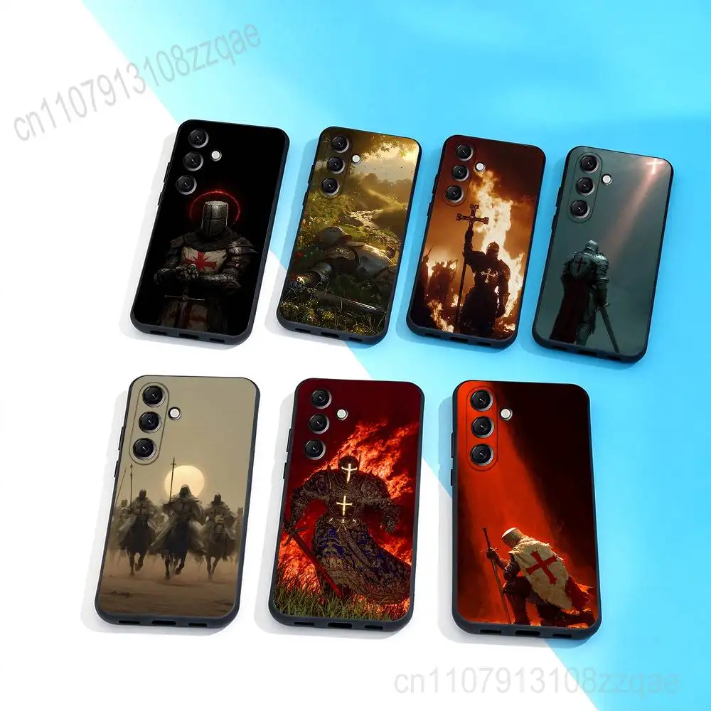 

Crusaders T-Templar Knight Phone Case For Samsung Galaxy A 22,71,53,52,51,72,73,5G,Note,J7,8,9 Soft Black Cover