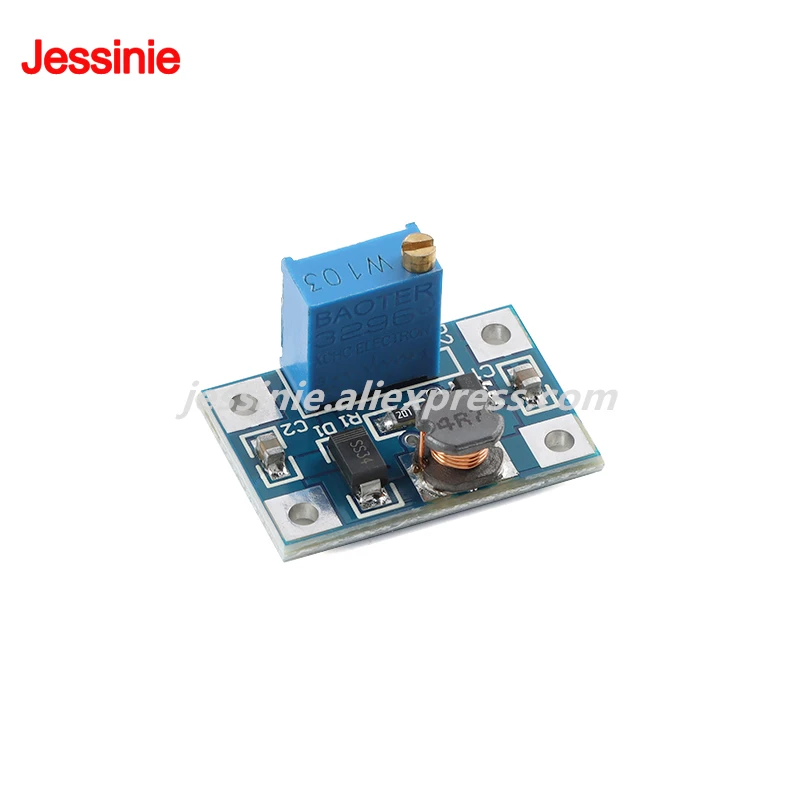 10 ชิ้น/1 ชิ้น MT3608 SX1308 2A DC DC บอร์ดแปลงไฟแบบ Step Up DC-DC โมดูลเพิ่มแรงดันไฟฟ้าแบบปรับได้ 2V-24V เป็น 5V 9V 12V 28V