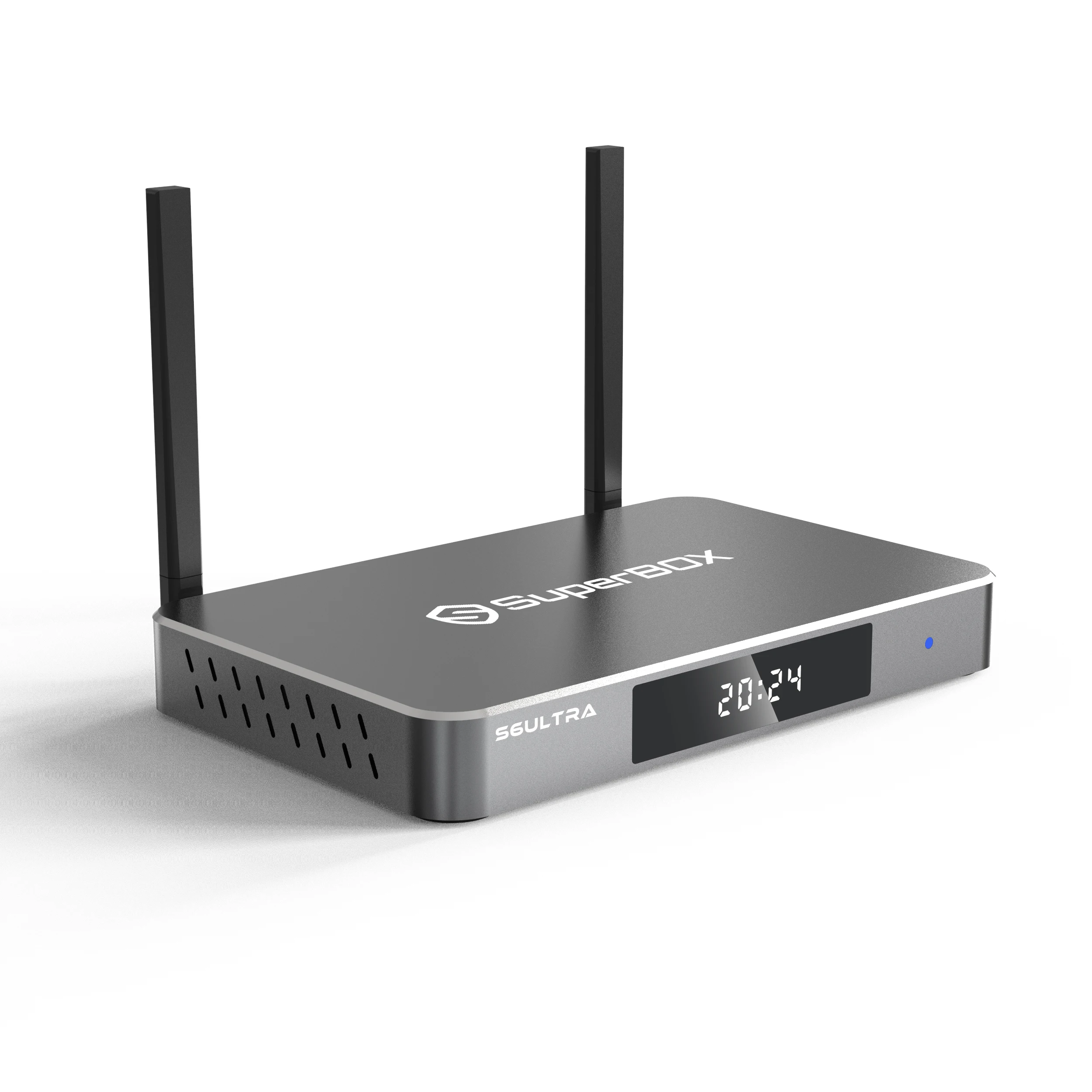 SuperBox S6 Ultra تحميل كامل 2025 4G + 128G صندوق بث قوي مع جهاز تحكم عن بعد صوتي مثالي للمنزل