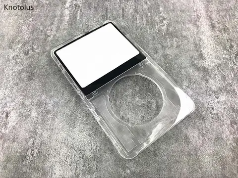 아이팟 5번째 비디오 30GB 60GB 80GB용 투명 투명 플라스틱 전면 페이스플레이트 하우징 케이스 커버