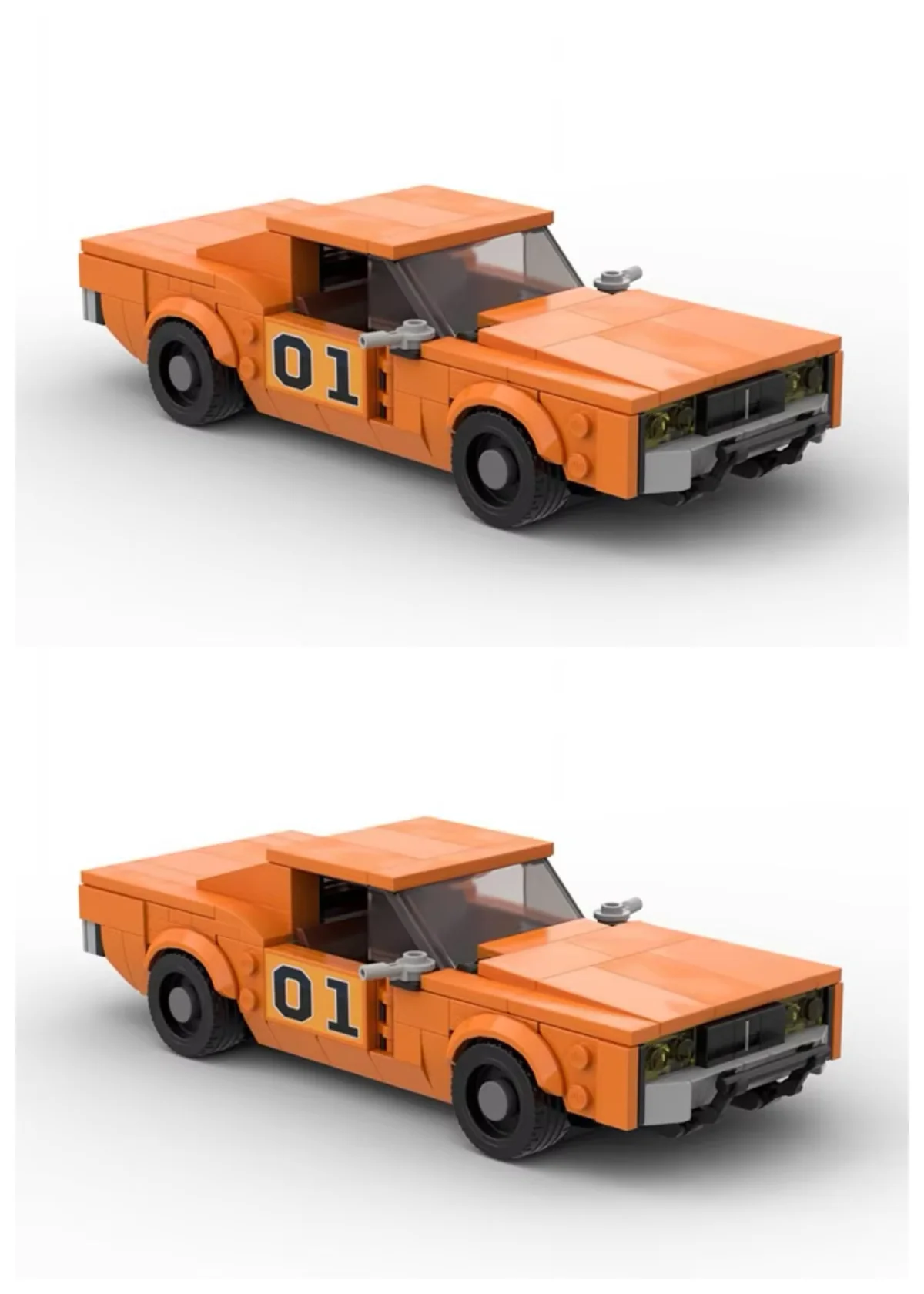 New HOt Championed The Epic Car General Lee Model Building Blocks Technology Bricks DIY Creative Assembly Kids Toys Gift