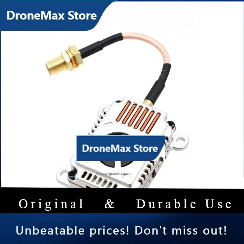 DroMa1.2GHz 2W VTX 9CH Video Transmitter FPV Drone VTX 25mW/2000mW 1.2G 2000mW Transmitter DC 7v-36v 2-8S For FPV Drone Part